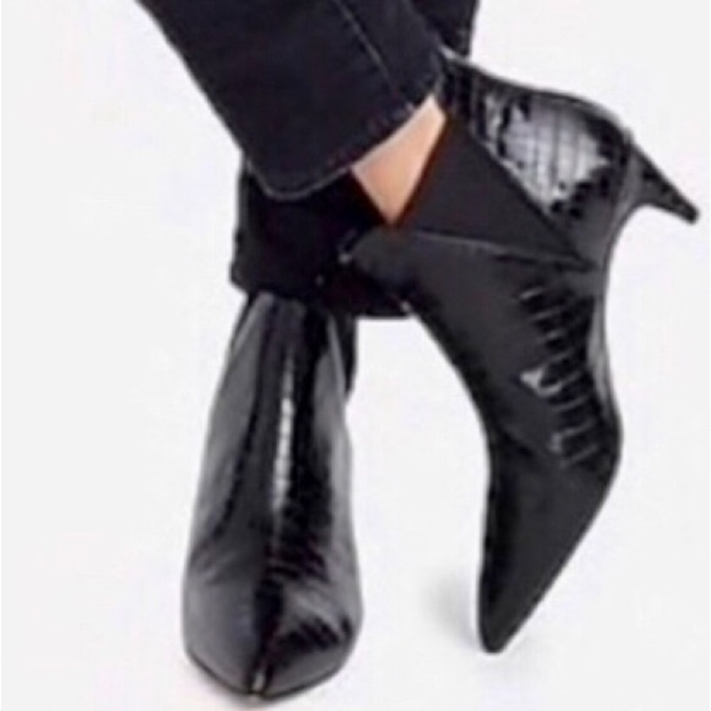I.Crew Kitten Heel Ankle Boots